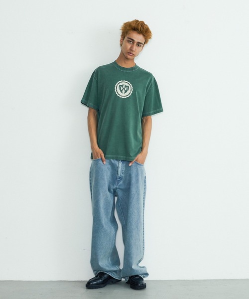 XLARGE(エクストララージ)の「XL COLLEGE S/S TEE(Tシャツ/カットソー・メンズ・ブラック/グリーン/ネイビー・S/M/L/XL)」の8枚目の写真