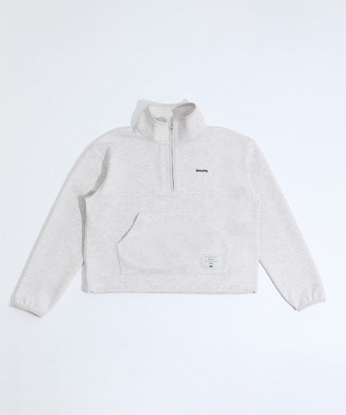 SLOUPLAY(スロープレイ)の「グリニッチ ハーフジップ スウェットシャツ(オートミール)(スウェット・レディース・オートミール・FREE/LARGE)」の5枚目の写真