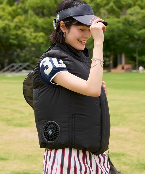 空調風神服 ] STARTER KITスタンドカラーベスト×ファン・バッテリーSET