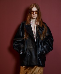 MAISON SPECIAL | 【2026Autumn PRE-ORDER】Leather Short Trench Coat/レザーショートトレンチコート(トレンチコート)