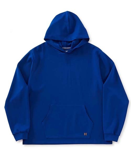 HOLLYWOOD RANCH MARKET(ハリウッドランチマーケット)の「Hエンブロイダリー ストレッチスキューバ ロングスリーブ プルフーディ(Tシャツ/カットソー・メンズ・ホワイト/ブラック/コバルトブルー/イエロー系その他・S/M/L/XL)」の3枚目の写真