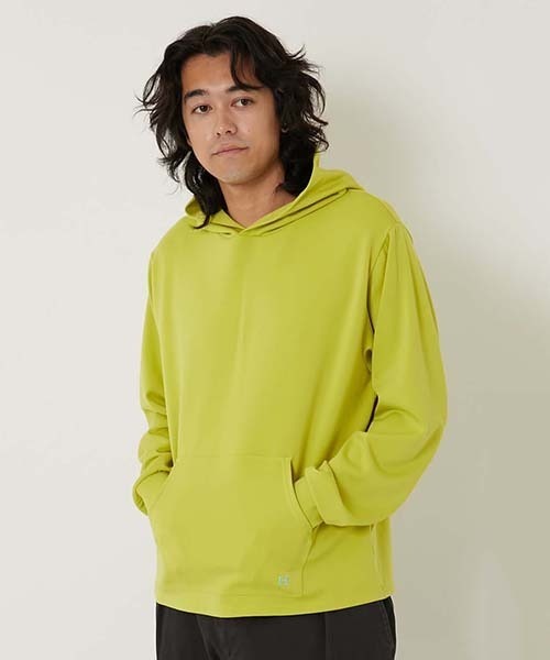 HOLLYWOOD RANCH MARKET(ハリウッドランチマーケット)の「Hエンブロイダリー ストレッチスキューバ ロングスリーブ プルフーディ(Tシャツ/カットソー・メンズ・ホワイト/ブラック/コバルトブルー/イエロー系その他・S/M/L/XL)」の11枚目の写真