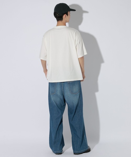 LAKOLE(ラコレ)の「<接触冷感>シックク-ルポケT / 1045105(Tシャツ/カットソー・メンズ・セージグリーン/ネイビー/ホワイト/ブラック・LARGE/MEDIUM)」の9枚目の写真