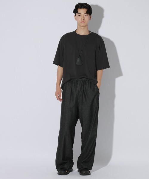 LAKOLE(ラコレ)の「<接触冷感>シックク-ルポケT / 1045105(Tシャツ/カットソー・メンズ・セージグリーン/ネイビー/ホワイト/ブラック・LARGE/MEDIUM)」の13枚目の写真