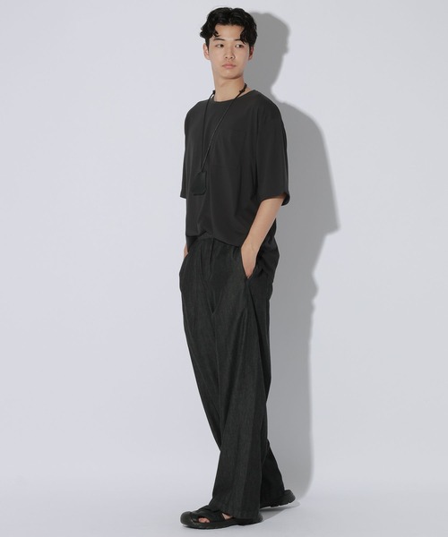 LAKOLE(ラコレ)の「<接触冷感>シックク-ルポケT / 1045105(Tシャツ/カットソー・メンズ・セージグリーン/ネイビー/ホワイト/ブラック・LARGE/MEDIUM)」の14枚目の写真
