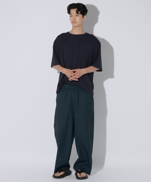 LAKOLE(ラコレ)の「<接触冷感>シックク-ルポケT / 1045105(Tシャツ/カットソー・メンズ・セージグリーン/ネイビー/ホワイト/ブラック・LARGE/MEDIUM)」の19枚目の写真
