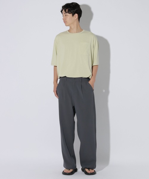 LAKOLE(ラコレ)の「<接触冷感>シックク-ルポケT / 1045105(Tシャツ/カットソー・メンズ・セージグリーン/ネイビー/ホワイト/ブラック・LARGE/MEDIUM)」の20枚目の写真