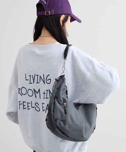 COLONY 2139(コロニートゥーワンスリーナイン)の「【UNISEX】撥水マルチハンドルムーンバッグ(ショルダーバッグ・メンズ・ブラック/グレー・FREE)」の18枚目の写真