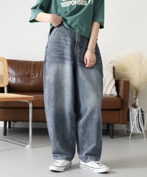 je crois soi バレルレッグ デニムパンツ