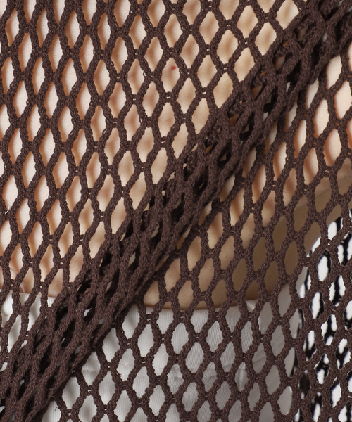 Spick & Span(スピックアンドスパン)の「《別注 / 》athletic wear MASON メッシュパーカー*(パーカー・レディース・アイボリー/ブラウン・FREE)」の11枚目の写真