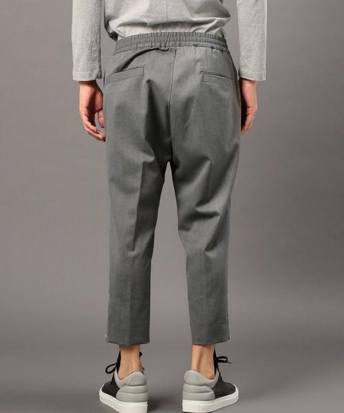 MONKEY TIME（モンキータイム）の「＜monkey time＞ サージ ドロップド アンクルパンツ◆（その他パンツ・メンズ・ブラック/グレー・MEDIUM/SMALL/LARGE）」の7枚目の写真