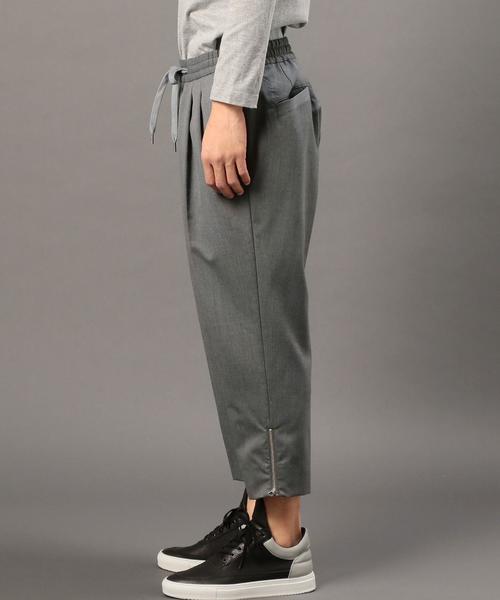 MONKEY TIME（モンキータイム）の「＜monkey time＞ サージ ドロップド アンクルパンツ◆（その他パンツ・メンズ・ブラック/グレー・MEDIUM/SMALL/LARGE）」の9枚目の写真