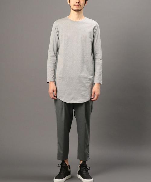 MONKEY TIME（モンキータイム）の「＜monkey time＞ サージ ドロップド アンクルパンツ◆（その他パンツ・メンズ・ブラック/グレー・MEDIUM/SMALL/LARGE）」の10枚目の写真