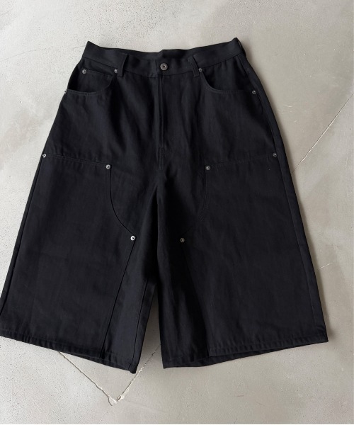 kutir(クティール)の「DOUBLE KNEE DENIM JORTS/ダブルニー デニムジョーツ(その他パンツ・メンズ・ブラック/ダークブラック・SMALL/MEDIUM/LARGE)」の20枚目の写真