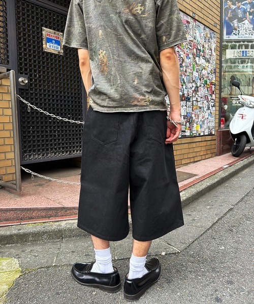 kutir(クティール)の「DOUBLE KNEE DENIM JORTS/ダブルニー デニムジョーツ(その他パンツ・メンズ・ブラック/ダークブラック・SMALL/MEDIUM/LARGE)」の11枚目の写真