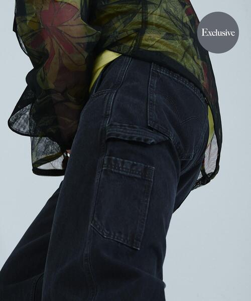 Levi's(リーバイス)の「LEVI’S EXCLUSIVE EXTRA BAGGY(デニムパンツ・メンズ・ワンウォッシュ/ブラック/ブルー・36/34/32/30/28)」の2枚目の写真