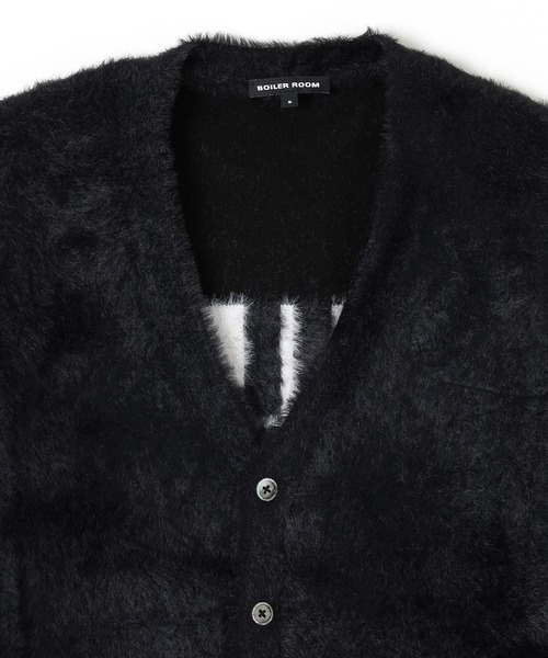 styles（スタイルス）の「BOILER ROOM HAIRY CARDIGAN AW25KN01BLK（カーディガン/ボレロ・メンズ・ブラック・S）」の3枚目の写真