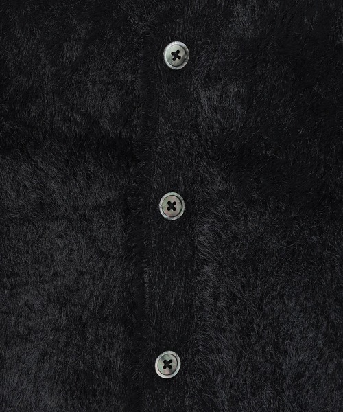 styles（スタイルス）の「BOILER ROOM HAIRY CARDIGAN AW25KN01BLK（カーディガン/ボレロ・メンズ・ブラック・S）」の4枚目の写真