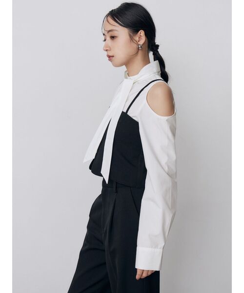 MURUA（ムルーア）の「【セットアップ対応】2wayジップビスチェ（その他トップス・レディース・ブラック/その他1/ブラウン・FREE）」の10枚目の写真