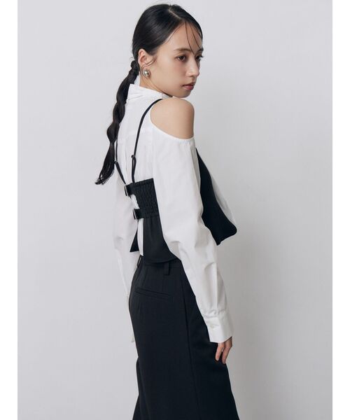MURUA（ムルーア）の「【セットアップ対応】2wayジップビスチェ（その他トップス・レディース・ブラック/その他1/ブラウン・FREE）」の11枚目の写真
