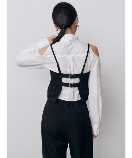 MURUA（ムルーア）の「【セットアップ対応】2wayジップビスチェ（その他トップス・レディース・ブラック/その他1/ブラウン・FREE）」の12枚目の写真