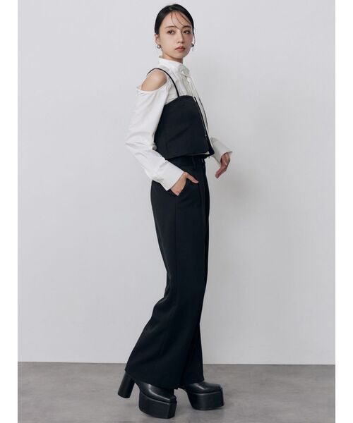 MURUA（ムルーア）の「【セットアップ対応】2wayジップビスチェ（その他トップス・レディース・ブラック/その他1/ブラウン・FREE）」の17枚目の写真