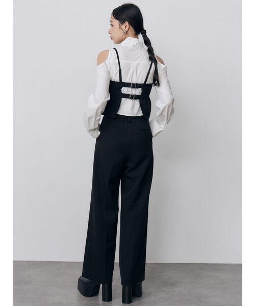 MURUA（ムルーア）の「【セットアップ対応】2wayジップビスチェ（その他トップス・レディース・ブラック/その他1/ブラウン・FREE）」の18枚目の写真