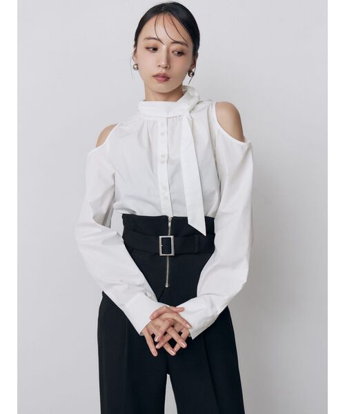 MURUA（ムルーア）の「【セットアップ対応】2wayジップビスチェ（その他トップス・レディース・ブラック/その他1/ブラウン・FREE）」の21枚目の写真