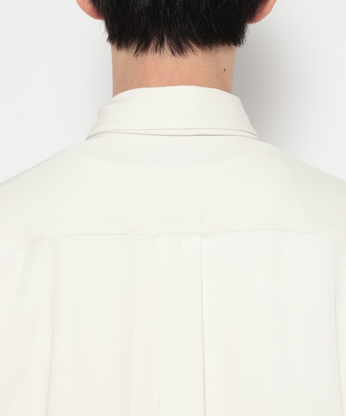 RAGEBLUE(レイジブルー)の「【LUXURY+EASY】<イージーケア>TIED UP OVERSIZED DRAPE SHIRTS/ラグイージータイ付きオーバーサイズシャツ(シャツ/ブラウス・メンズ・ブラック/パープル/ワインレッド/グレー/ホワイト・MEDIUM/SMALL/LARGE)」の13枚目の写真