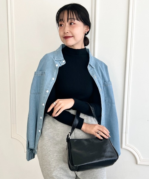wears(ウェアーズ)の「【2サイズ展開】デニムシャツ ダブルポケット長袖シャツ(シャツ/ブラウス・レディース・ライトブルー/ブルー・M/L)」の14枚目の写真
