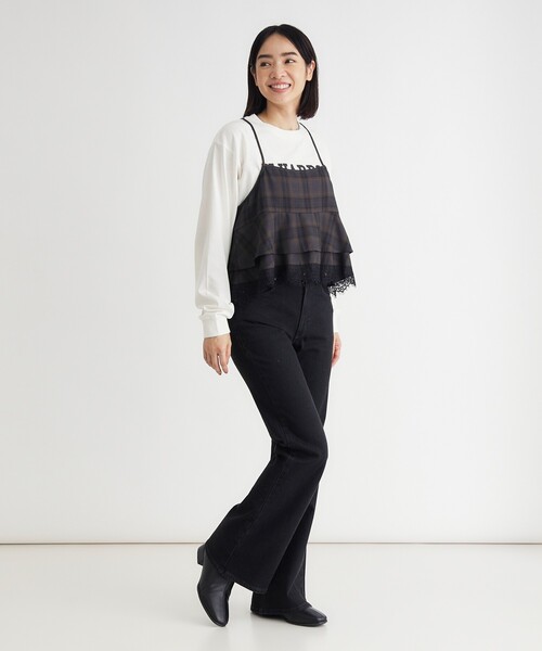 SOMETHING(サムシング)の「LISA MORE FLARE(その他パンツ・レディース・ブラック・25/26/27/28/29/30/31)」の6枚目の写真