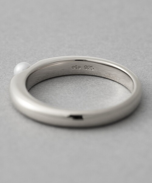 ete（エテ）の「[シェア] パール リング（リング・レディース・イエローゴールド/プラチナム・7号/15号/13号/11号/9号）」の4枚目の写真