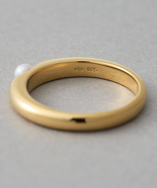 ete（エテ）の「[シェア] パール リング（リング・レディース・イエローゴールド/プラチナム・7号/15号/13号/11号/9号）」の9枚目の写真