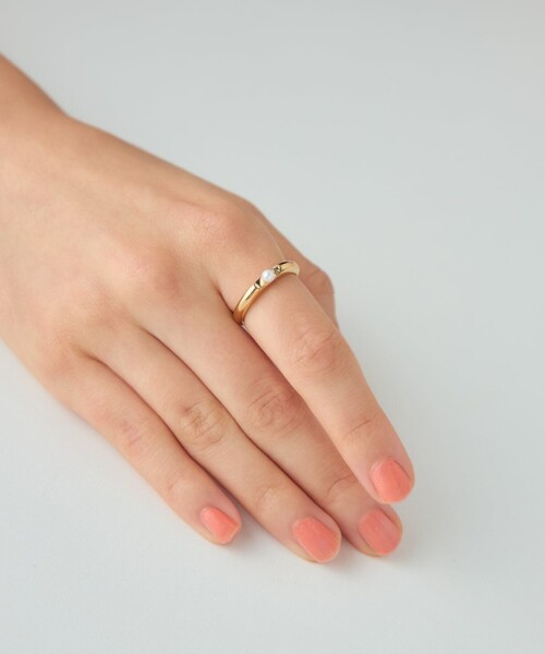 ete（エテ）の「[シェア] パール リング（リング・レディース・イエローゴールド/プラチナム・7号/15号/13号/11号/9号）」の12枚目の写真
