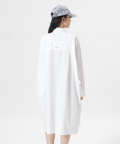 PEARLY GATES（パーリーゲイツ）の「【PEARLY GATES】強撚シアサッカーワンピース（ワンピース・レディース・ホワイト・MEDIUM）」の7枚目の写真