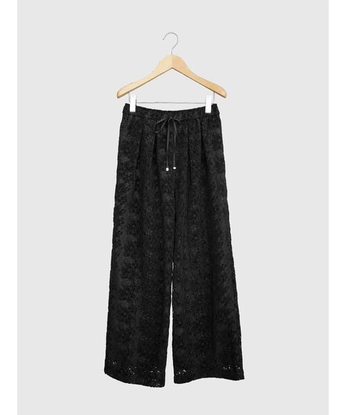FIKA.（フィーカ）の「Brushed floral lace pants（その他パンツ・レディース・ブラック/オフホワイト・MEDIUM）」の17枚目の写真