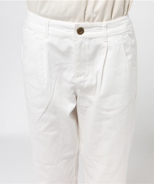E hyphen world gallery（イーハイフンワールドギャラリー）の「Cツイルトラウザーパンツ（チノパンツ・レディース・ダークネイビー/カーキ/オフホワイト・SMALL/MEDIUM）」の11枚目の写真