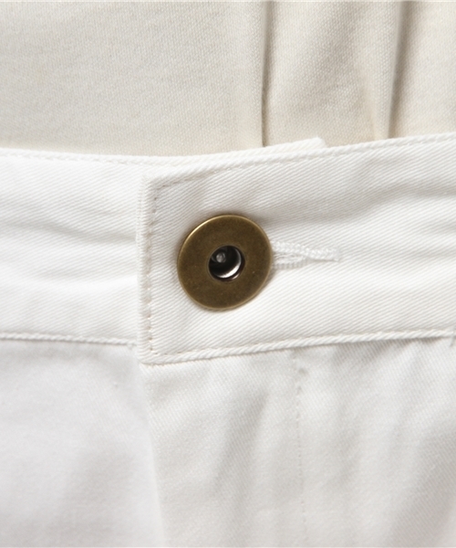 E hyphen world gallery（イーハイフンワールドギャラリー）の「Cツイルトラウザーパンツ（チノパンツ・レディース・ダークネイビー/カーキ/オフホワイト・SMALL/MEDIUM）」の5枚目の写真