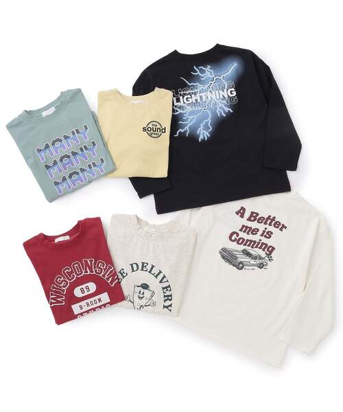 b・ROOM(ビールーム)の「【防汚/速乾/UV】選べる6パターンアソートTシャツ【子供服】【キッズ】【男の子】(Tシャツ/カットソー・キッズ・ブラック/エンジ/ライトグリーン/アイボリー/クリーム/オートミール・110cm/120cm/100cm/130cm/140cm/90cm)」の14枚目の写真