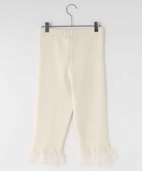 LOWRYS FARM（ローリーズファーム）の「ニットフリルカプリパンツ 1063366（その他パンツ・レディース・ブラック/アイボリー・FREE）」の22枚目の写真