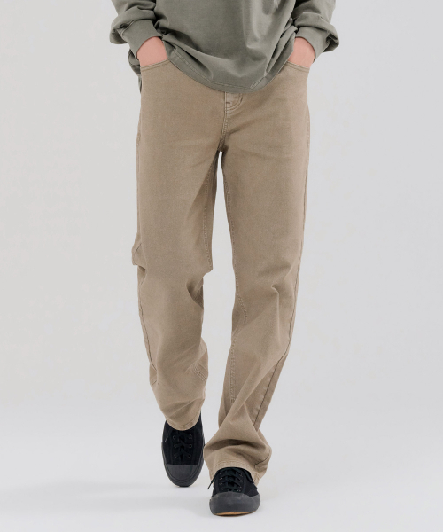 CHASECULT(チェイスカルト)の「メンズ ストレートfitパンツ-FERK2214B0X(その他パンツ・メンズ・ベージュ・70/76/82/86/92)」の1枚目の写真
