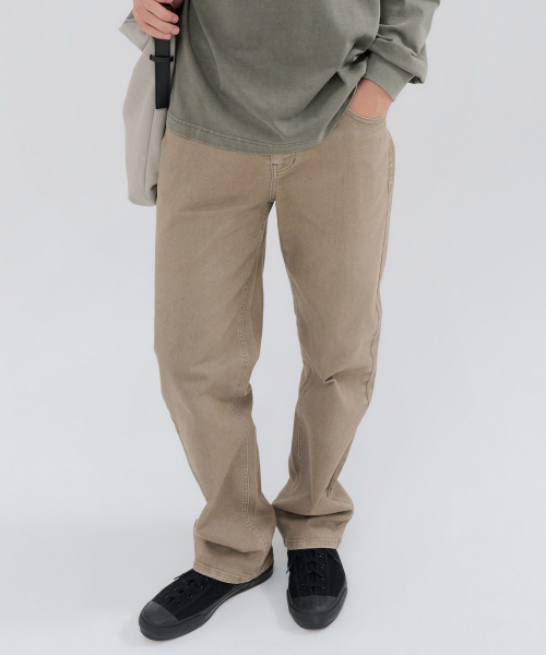 CHASECULT(チェイスカルト)の「メンズ ストレートfitパンツ-FERK2214B0X(その他パンツ・メンズ・ベージュ・70/76/82/86/92)」の4枚目の写真