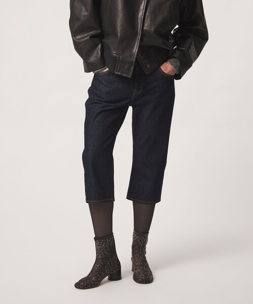 6(ロク)の「<timemachine>CROPPED SLIM DENIM/パンツ(デニムパンツ・レディース・ネイビー・24/25/27/26/28)」の1枚目の写真