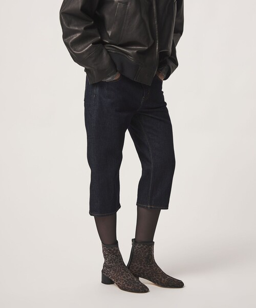 6(ロク)の「<timemachine>CROPPED SLIM DENIM/パンツ(デニムパンツ・レディース・ネイビー・24/25/27/26/28)」の2枚目の写真