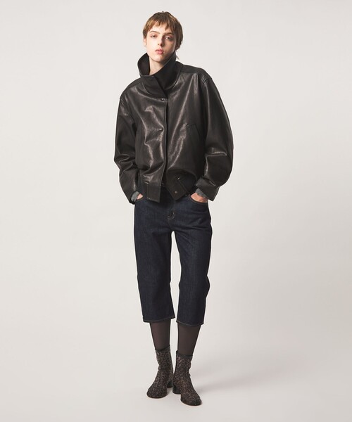 6(ロク)の「<timemachine>CROPPED SLIM DENIM/パンツ(デニムパンツ・レディース・ネイビー・24/25/27/26/28)」の3枚目の写真