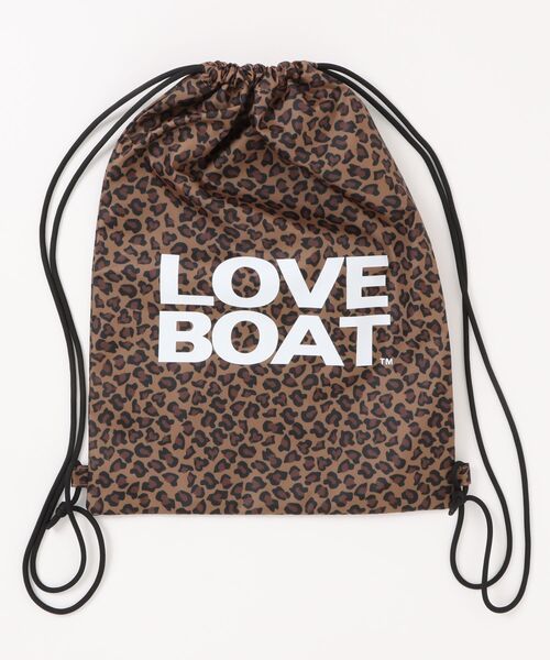 LOVE BOAT(ラブ・ボート)の「LOVEBOAT ナップサック27(バックパック/リュック・レディース・レオパード/ブラック・FREE)」の2枚目の写真