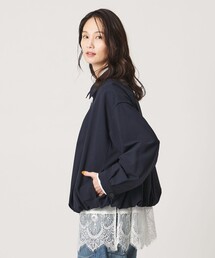 T/W ジップアップ シャツ