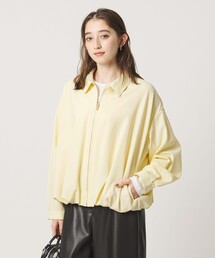 T/W ジップアップ シャツ