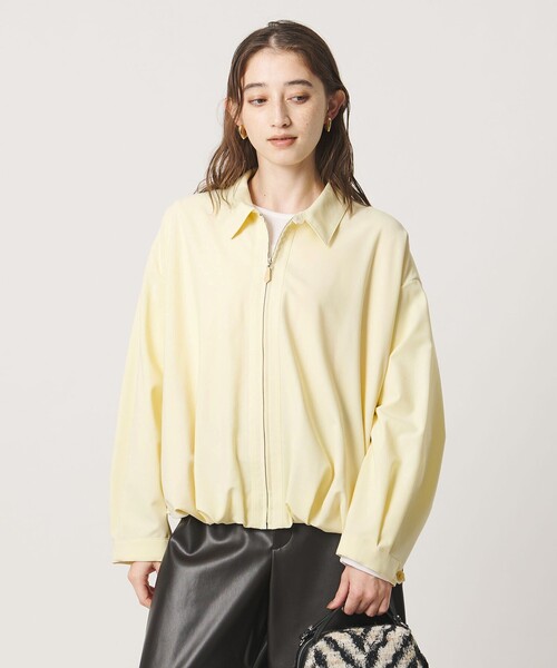 UNITED ARROWS(ユナイテッドアローズ)の「T/W ジップアップ シャツ(シャツ/ブラウス・レディース・イエロー/ネイビー/ダークブラウン・FREE)」の10枚目の写真