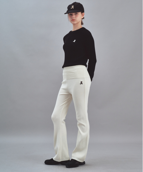 Rest&Recreation(レストアンドレクリエーション)の「KNIT FLARE PANTS - IVORY(その他パンツ・メンズ・その他・SMALL/MEDIUM)」の1枚目の写真